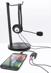 Karta dźwiękowa Manhattan Adapter USB-C (153317) 4