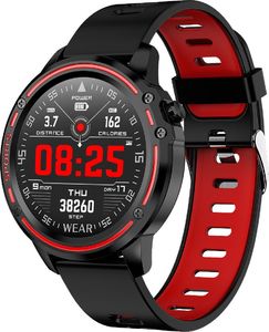 Smartwatch Microwear L8 ECG Czarno-czerwony 1