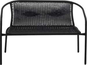 4Living Ławka zewnętrzna Venice, czarna 2