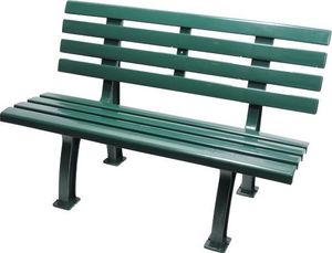 Ołer Garden Ławka ogrodowa Perła w kolorze zieleni leśnej 2