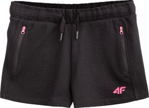 4f 4F Girl's Shorts HJL20-JSKDD002-21S czarne 164 1