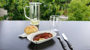 Porcelanowy półmisek do serwowania dań 19,5x12x3,5 cm 2