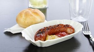 Porcelanowy półmisek do serwowania dań 19,5x12x3,5 cm 3