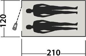 Namiot turystyczny Easy Camp Fireball 200 czerwony 7