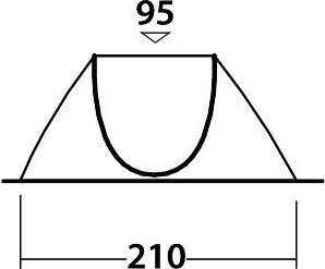 Namiot turystyczny Easy Camp Fireball 200 czerwony 8