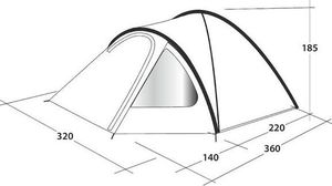 Namiot turystyczny Outwell Haze 5 3