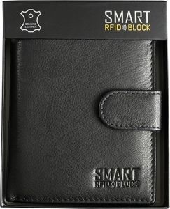 KORUMA Portfel męski skórzany z ochroną RFID BLOCK SM-906GBL Uniwersalny 1
