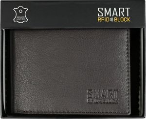 KORUMA Antykradzieżowy portfel młodzieżowy z ochroną RFID brąz SM-901GBR Uniwersalny 1