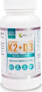 Vivio Witamina K2MK7+D3 2000IU 120 tabletek WISH 1
