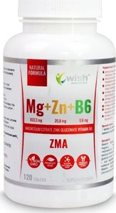 Vivio Magnez+Cynk+witamina B6 - 120 kapsułek WISH 1