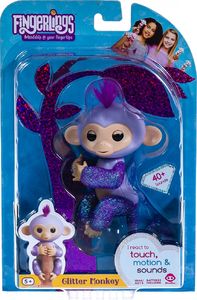 Fingerlings Interaktywna małpka różowa 1