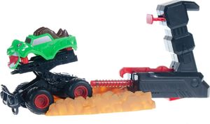 Pepco Plastikowe autko z wyrzutnią jasny niebieski 3