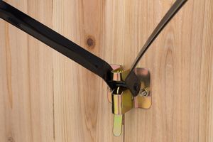 4Living Zestaw stół+2 ławki Wooden Beer brązowy 5