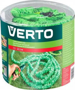 Verto Zestaw wąż rozciągliwy 7.5m - 22.5m 15G890 2
