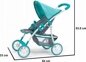 Milly Mally Wózek dla lalek Natalie Prestige Mint 3