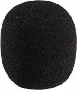Wiatrochron | Owiewka | Gąbka mikrofonowa mała, czarna; średnica otworu- 8 mm 1