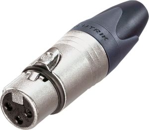 Neutrik Wtyk | Wtyczka Neutrik NC3FXX XLR żeńska | 3-stykowe gniazdo kablowe, Jack Connector 1