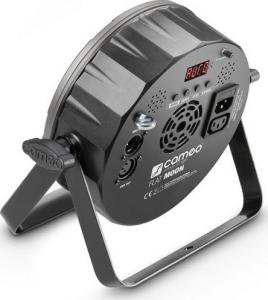 Świetlówka Cameo Płaski reflektor PAR Cameo FLAT MOON 3w1, diody LED RGB+ UV+ stroboskop 2