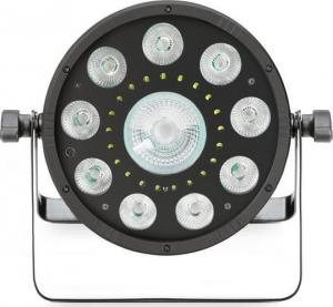 Świetlówka Cameo Płaski reflektor PAR Cameo FLAT MOON 3w1, diody LED RGB+ UV+ stroboskop 3