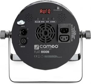 Świetlówka Cameo Płaski reflektor PAR Cameo FLAT MOON 3w1, diody LED RGB+ UV+ stroboskop 4