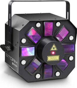 Świetlówka Cameo Efekt świetlny Cameo STORM 3w1, 5 x RGBWA 3W: Derby, stroboskop i laser dyfrakcyjny 1