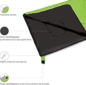 Nils Extreme Śpiwór NC2002 zielony 11