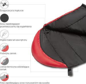 Nils Extreme Śpiwór NC2012 czarny 15