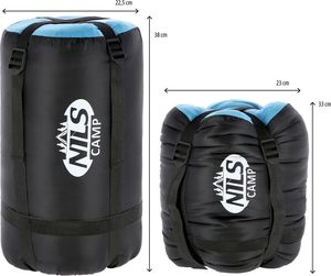 Nils Extreme Śpiwór czarno-niebieski 220 cm uniwersalny (NC2012) 11