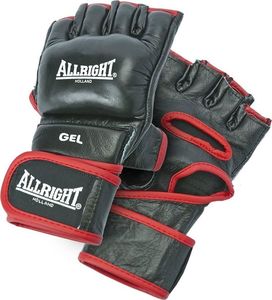 Allright Rękawice MMA Pro PU rozmiar XL Czarne uniwersalny 1