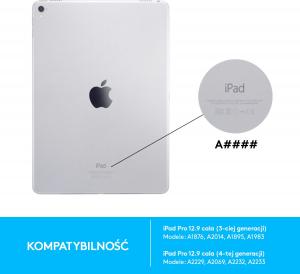 Logitech Slim Folio Pro for iPad Pro 12.9-inch (3rd and 4th gen) - GRAPHITE - UK (920-009710) 9