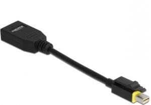 Adapter AV Delock DisplayPort Mini - DisplayPort czarny (65978) 1