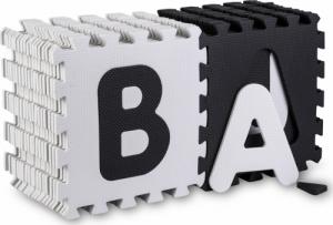 Ricokids Mata piankowa puzzle litery czar. 30x30 cm 36 szt. 2