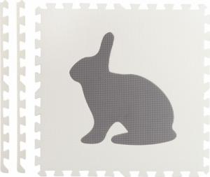 Ricokids Duża mata piankowa, puzzle, zwierzątka białe i szare 6 szt. 3