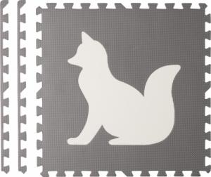 Ricokids Duża mata piankowa, puzzle, zwierzątka białe i szare 6 szt. 5