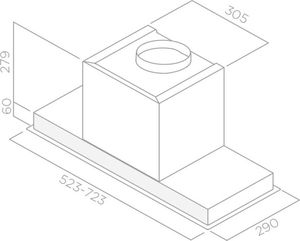 Okap Elica Hidden IX/A/60 3
