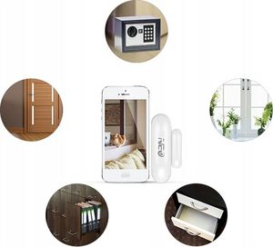 Luxury czujnik otwarcia drzwi okna WIFI Android iOS uniwersalny 3