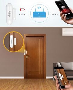 Luxury czujnik otwarcia drzwi okna WIFI Android iOS uniwersalny 4