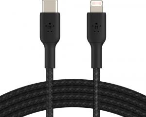 Kabel USB Belkin USB-C - Lightning 2 m Czarny (CAA004bt2MBK) 2