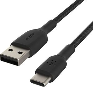Kabel USB Belkin USB-A - USB-C 3 m Czarny (CAB002bt3MBK) 3