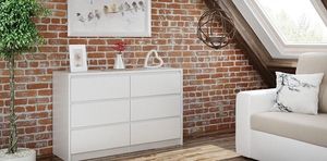 Topeshop KOMODA KARO K120 - BIEL 3