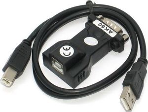Adapter USB Apte USB - RS-232 Czarny  (2520-uniw) 1