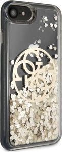 Guess Guess Liquid Glitter Circle Logo iPhone SE 2020/7/8 złoty 3