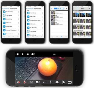 Kamera IP Luxury Ukryta mini kamera IP WiFi Android iOS Full HD 140 stopni uniwersalny 14