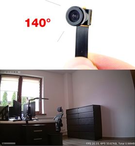Kamera IP Luxury Ukryta mini kamera IP WiFi Android iOS Full HD 140 stopni uniwersalny 2