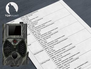 Kamera IP Luxury leśna fotopułapka LED 1080p z pilotem HC300m 13