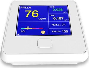 Dienmern czujnik smogu pyłomierz laserowy miernik jakości powietrza PM2.5 PM1 uniwersalny (2224) 2