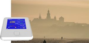 Dienmern czujnik smogu pyłomierz laserowy miernik jakości powietrza PM2.5 PM1 uniwersalny (2224) 6