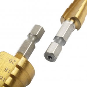 Wiertło Iso Trade Zestaw wierteł stożkowych do wiertarki wkrętarki - 3szt. uniwersalny 3