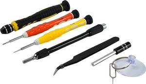 Iso Trade Zestaw serwisowy wkrętaków precyzyjnych śrubokręt końcówki uniwersalny 9