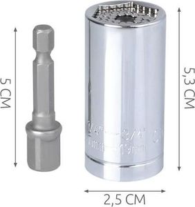 Iso Trade Nasadka uniwersalna klucz nasadowy 7-19 mm 1/4-3/4 uniwersalny 4